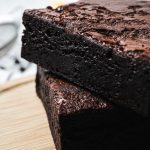 Textura brownie de chocolate