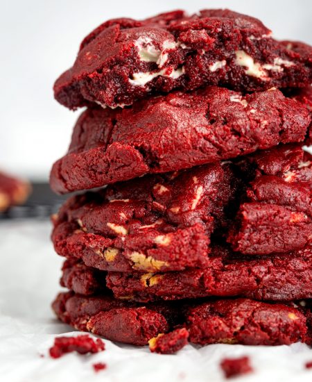 red velvet cookies receta